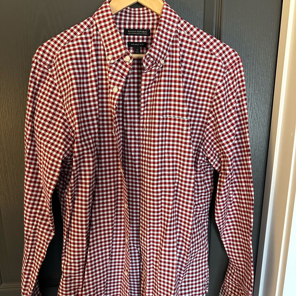 Red Checkered Men's Shirt